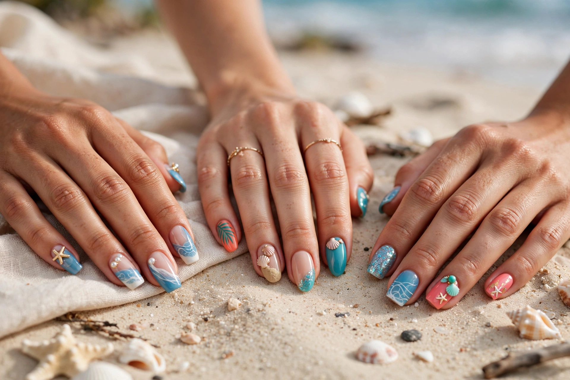 20 Beach Nail Ideas for Your Next Vacation