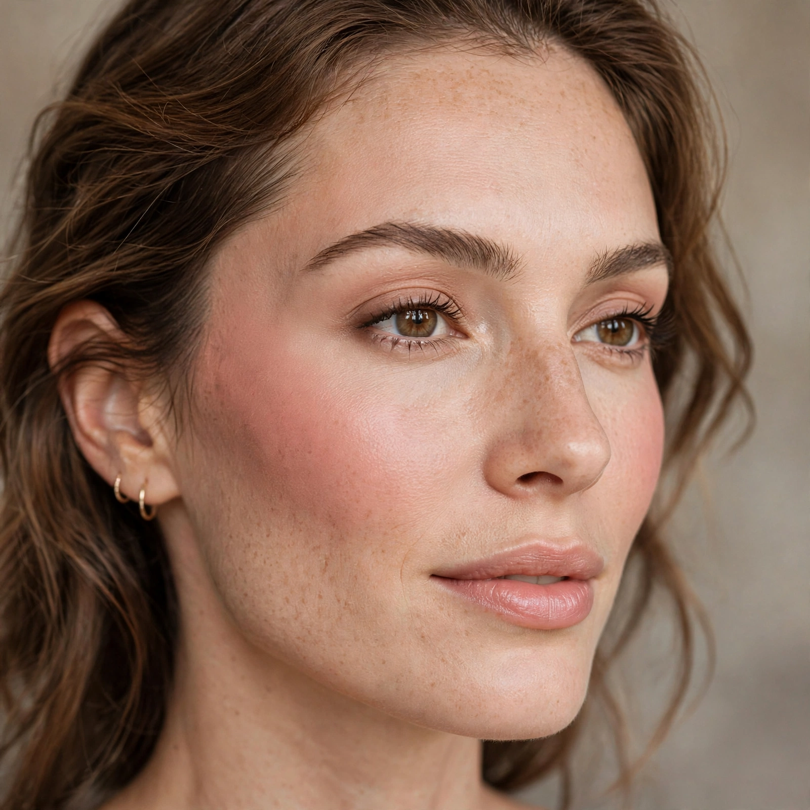 Blush draping technique