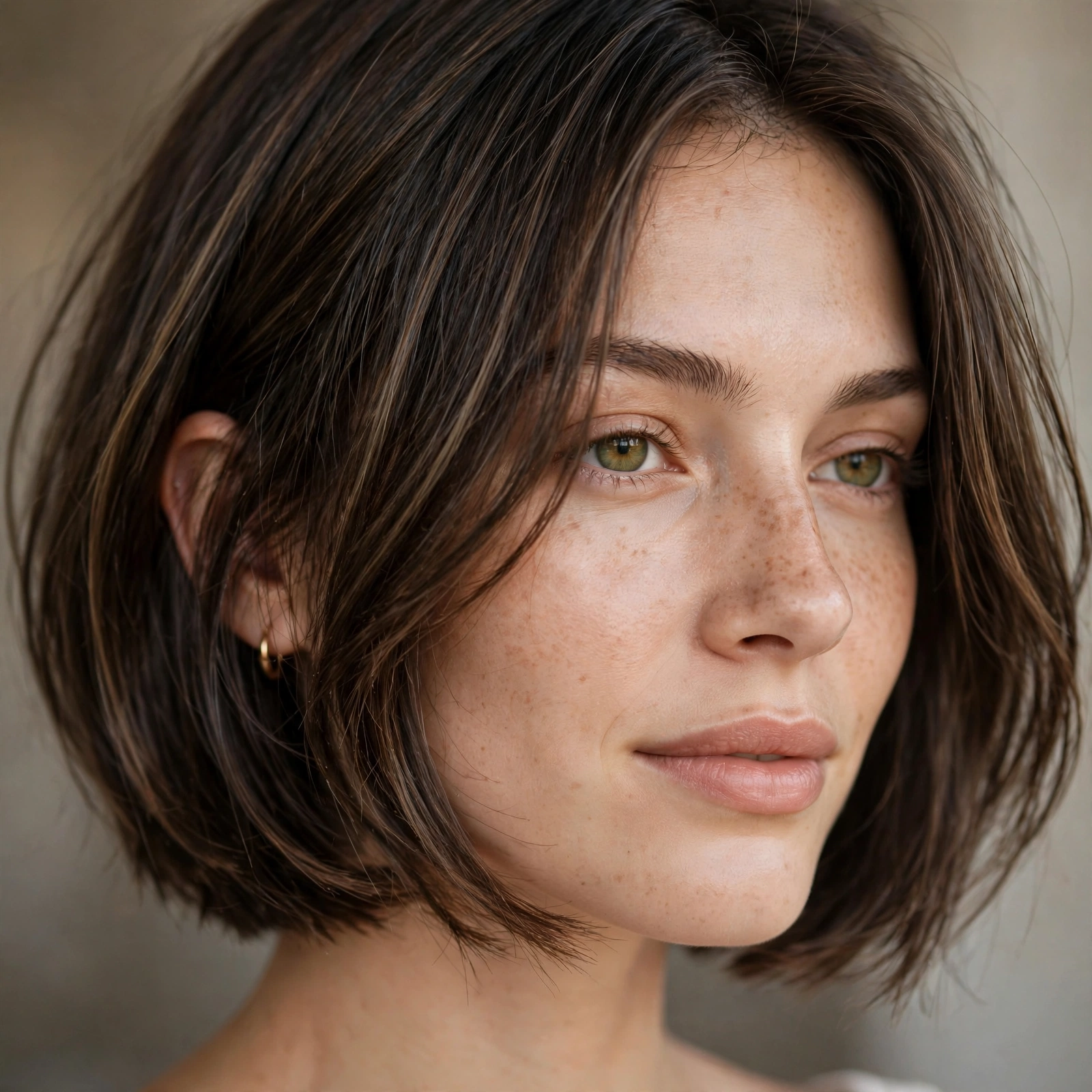 Bob with subtle micro layers