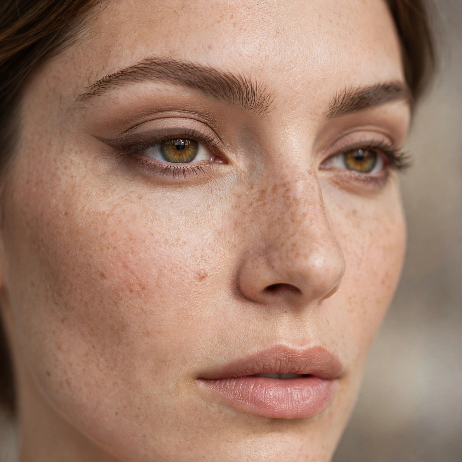 Taupe brown eyeliner definition