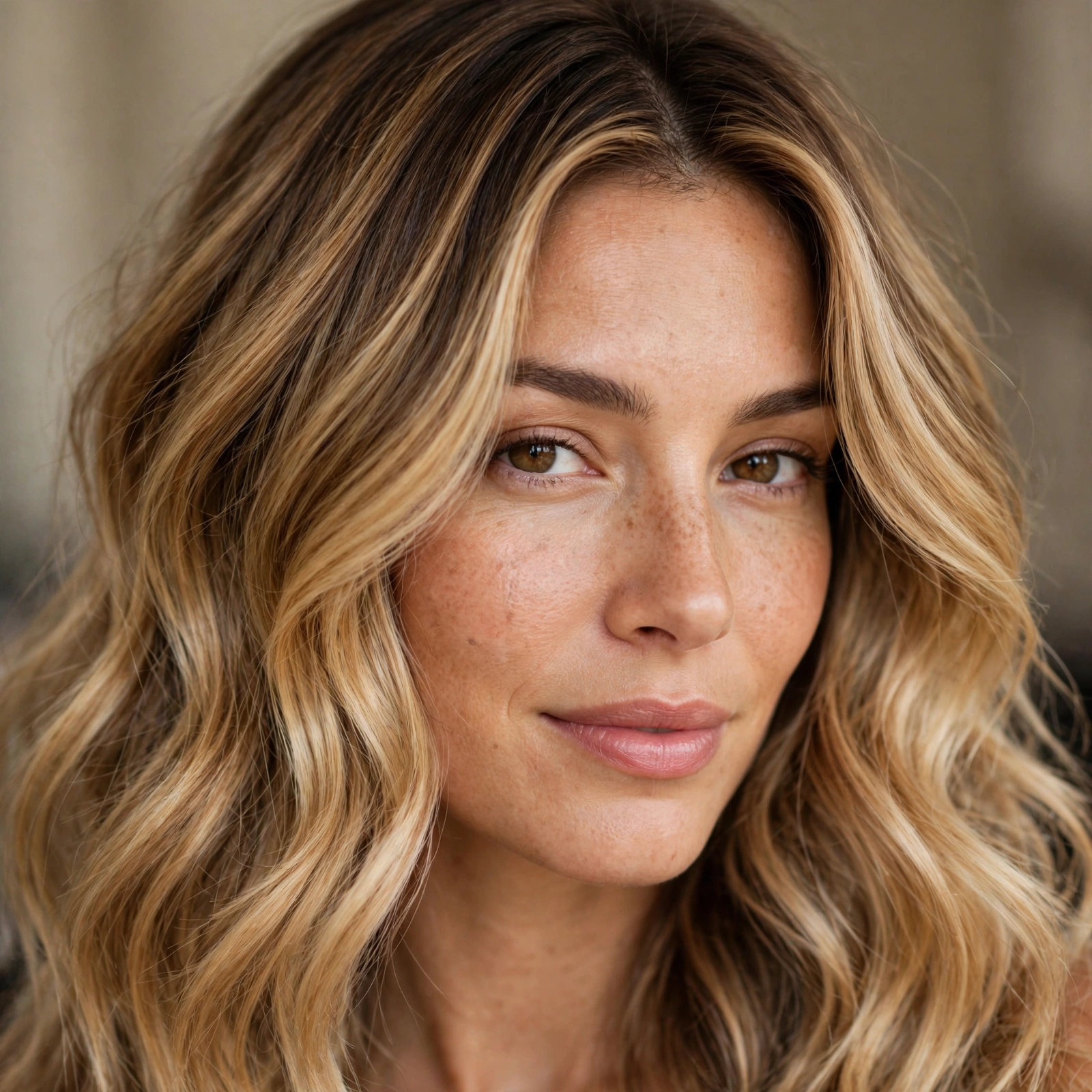 Butterscotch blonde root melt