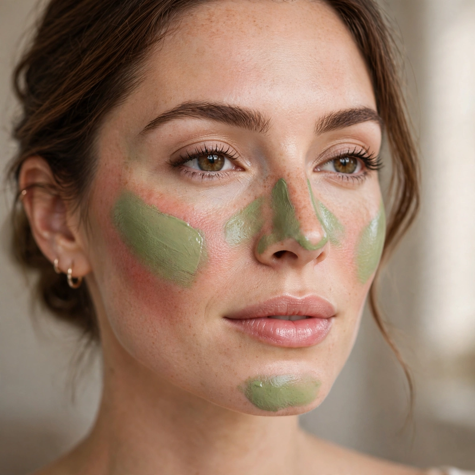 Green corrector for redness