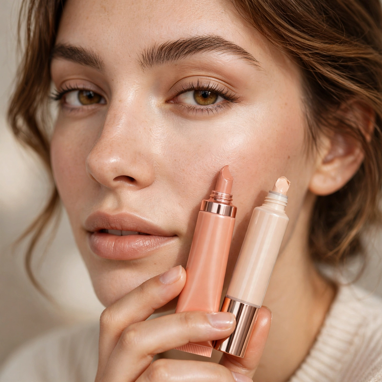 Under eye brightening corrector combo