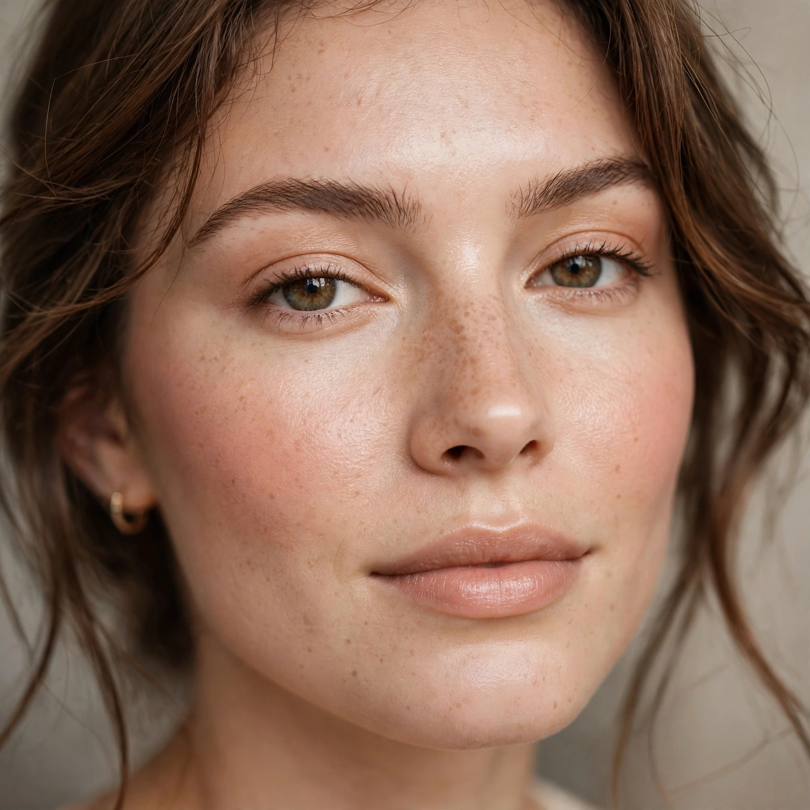 Lit from within cream blush flush