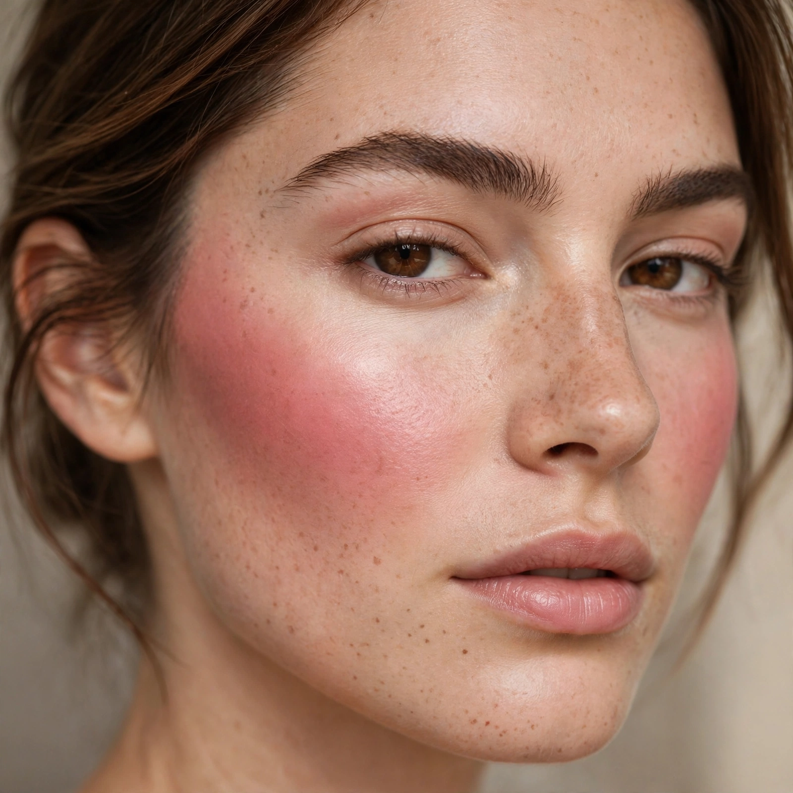Layered cream blush intensity