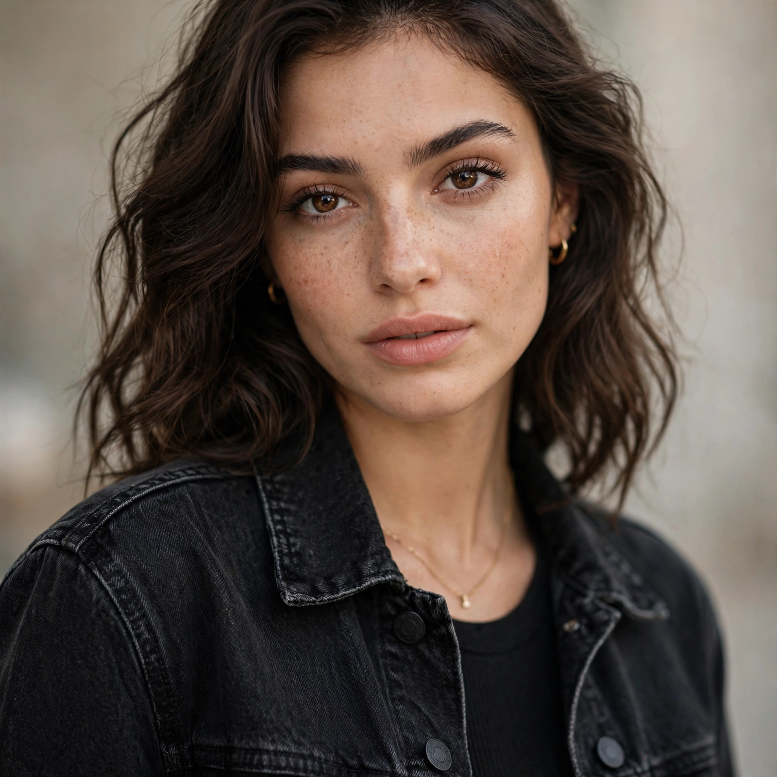 Black denim jacket outfit