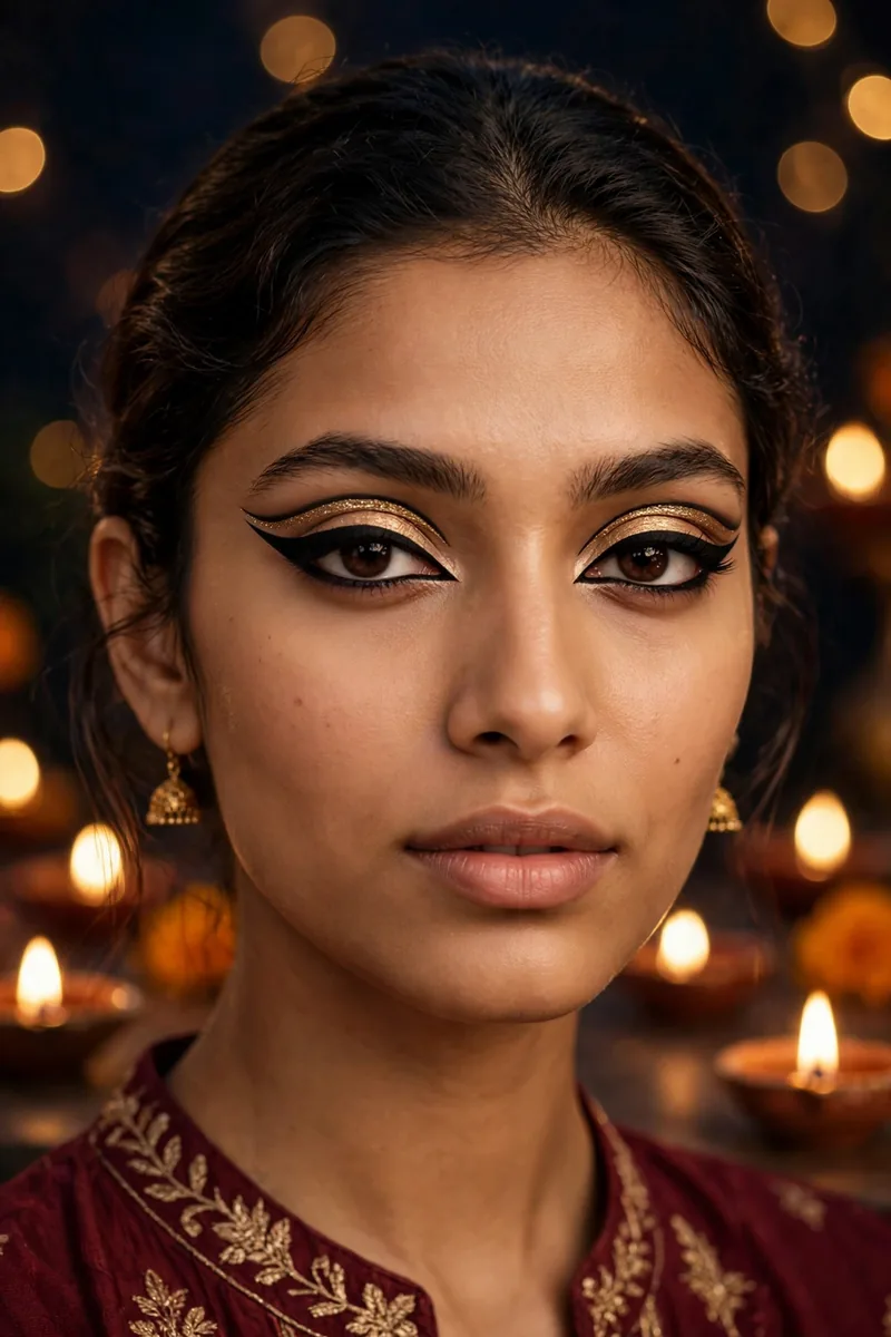 Double Wing Liner β Diwali festive look