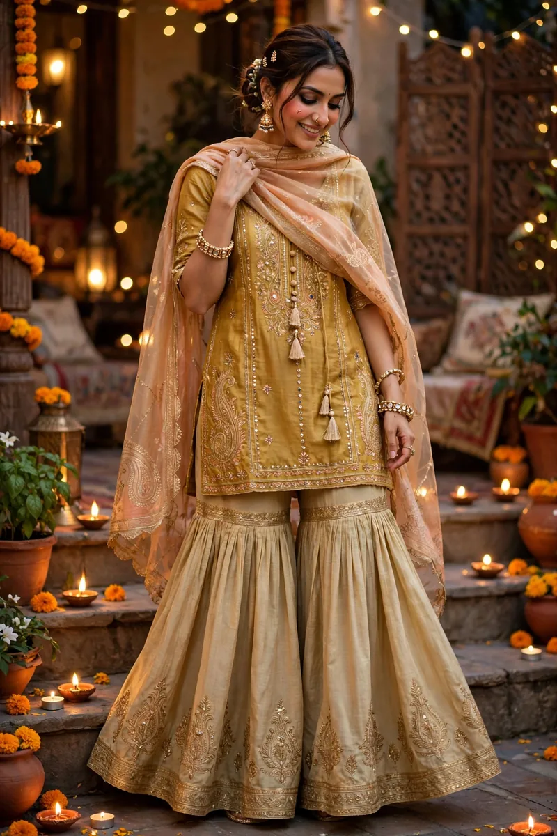 Sharara Set — Diwali festive look