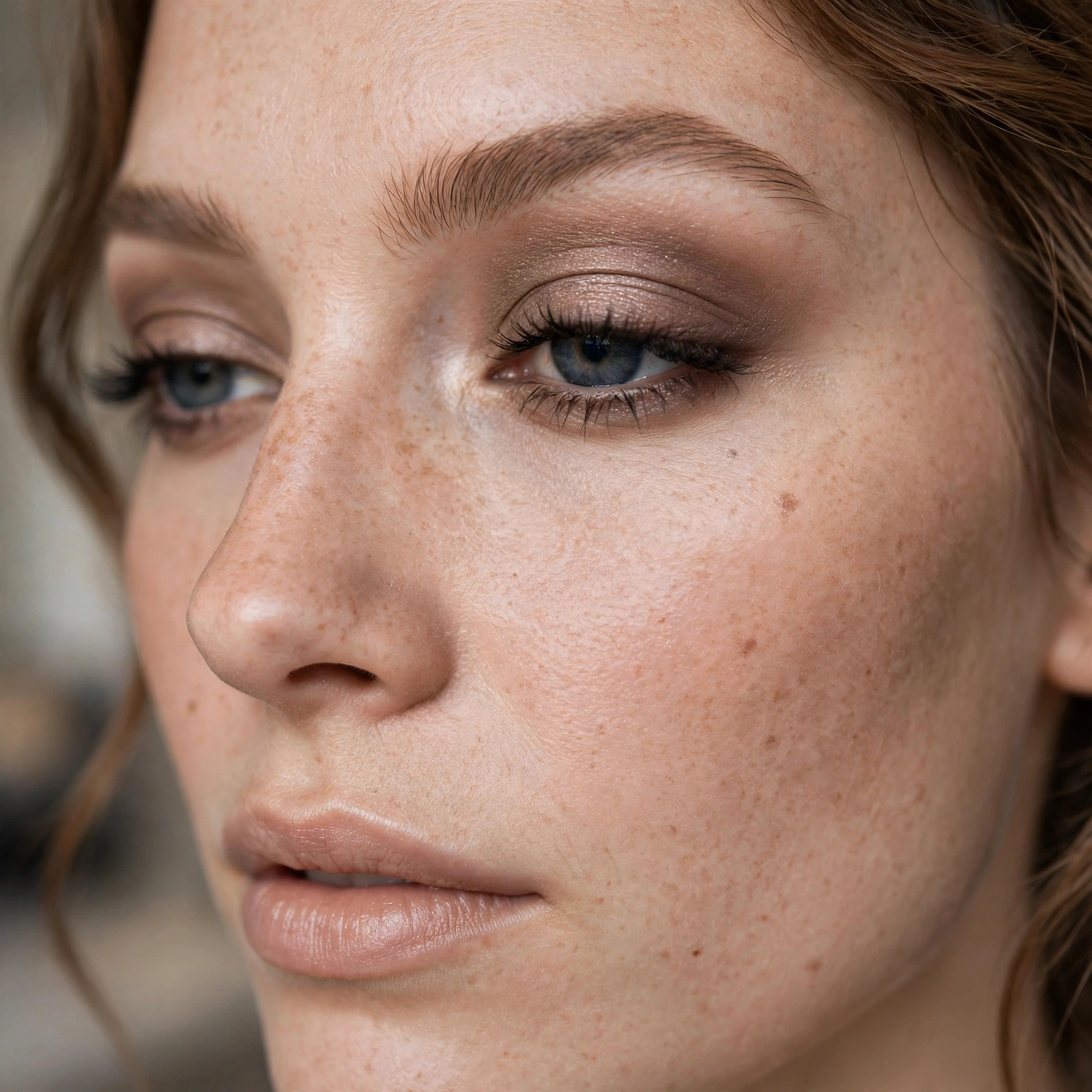 Warm taupe eyeshadow definition