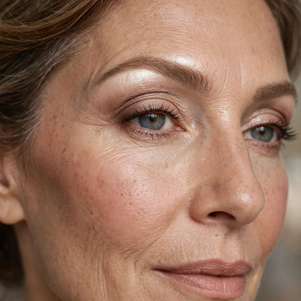 Pearl bone eyeshadow highlight brightening mature brow bone area