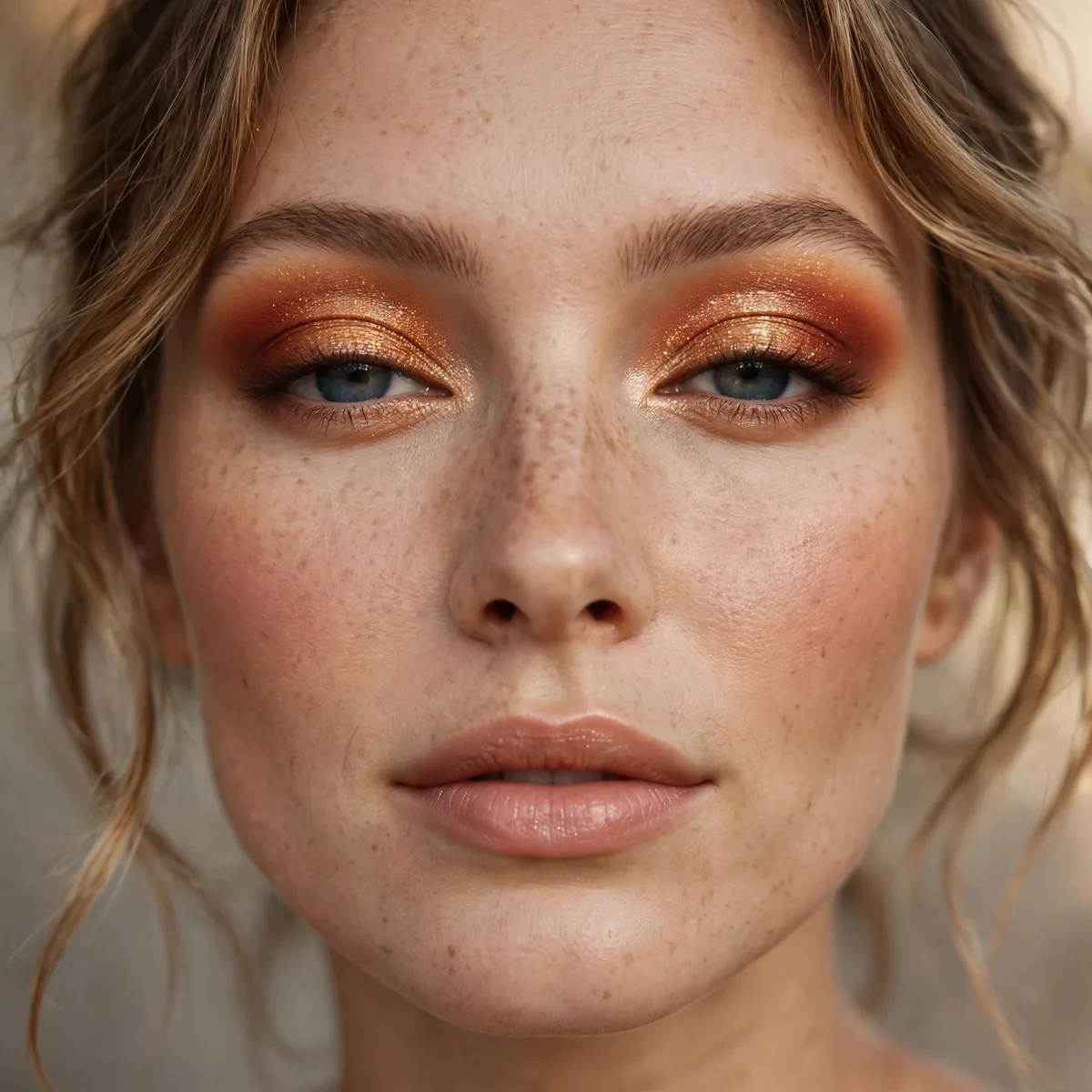 Maple shimmer eyeshadow like autumn leaves for fall