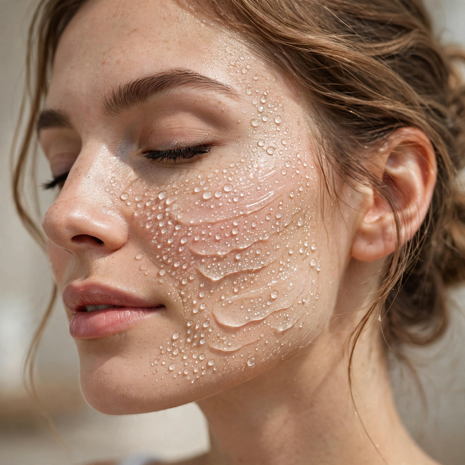 Layering hydrating toner