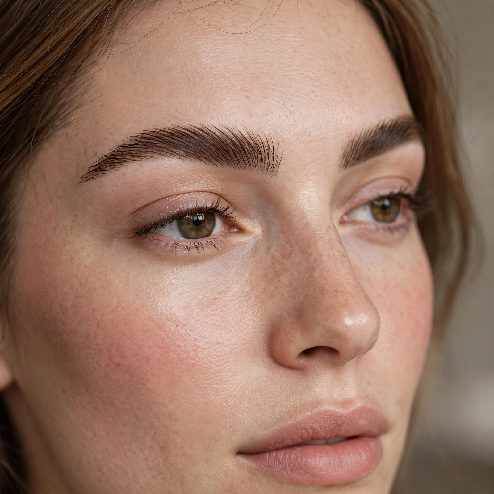 Soft laminated natural eyebrows