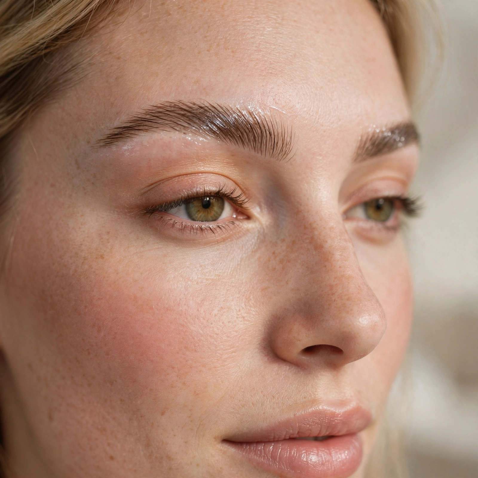 Lamination on sparse eyebrows