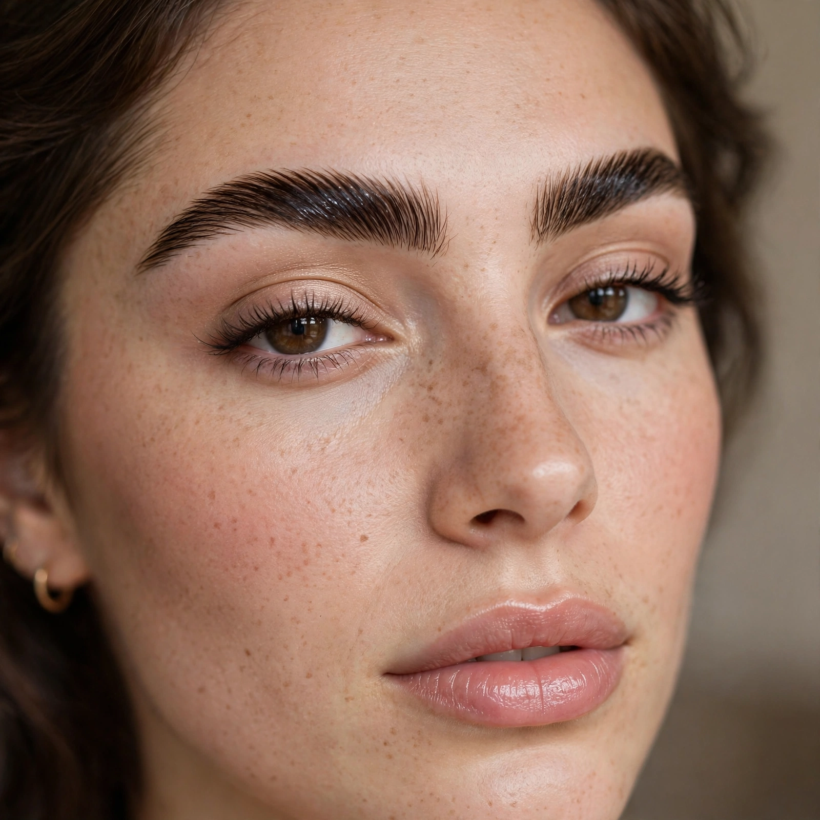 Bold laminated eyebrow statement