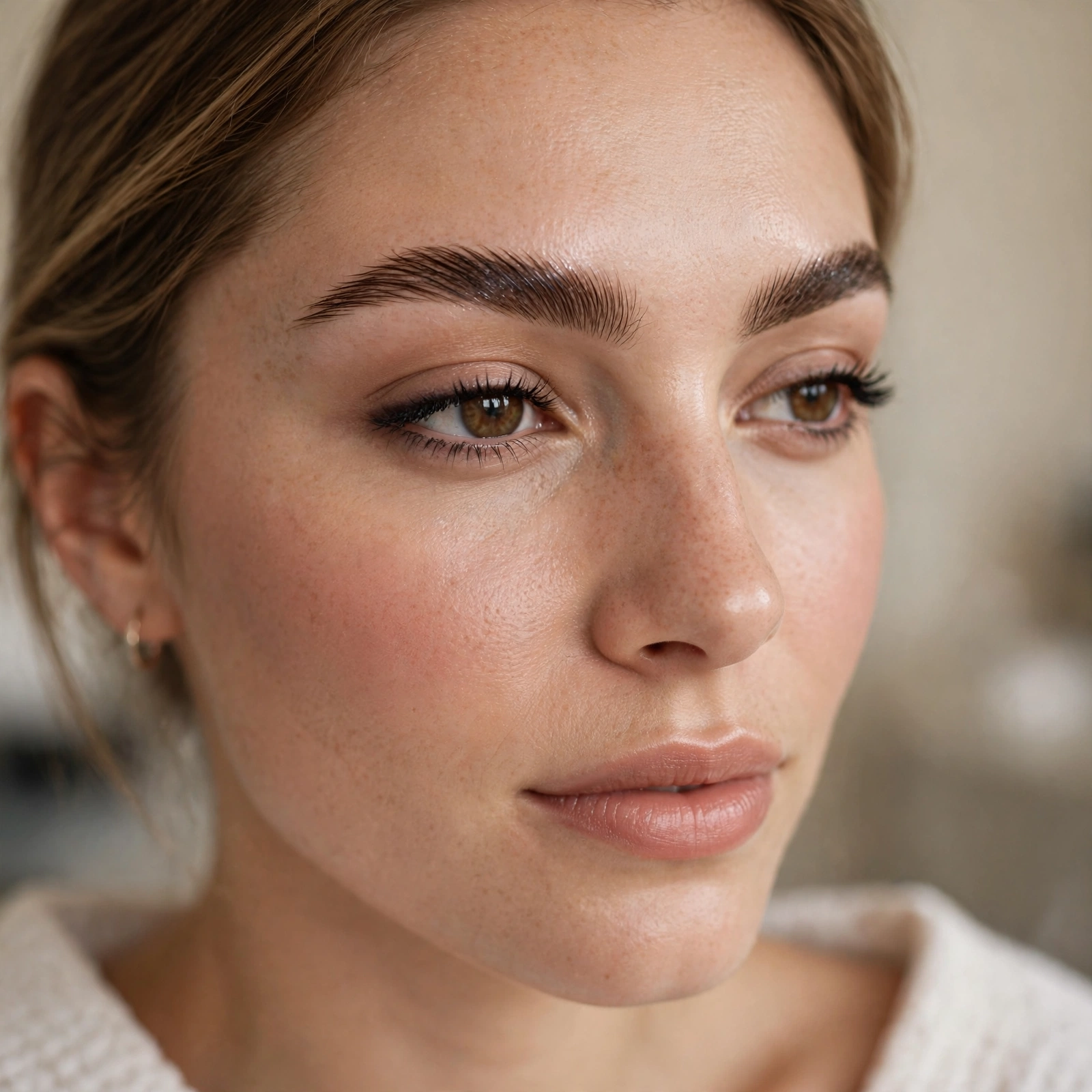 Maintaining laminated brows daily