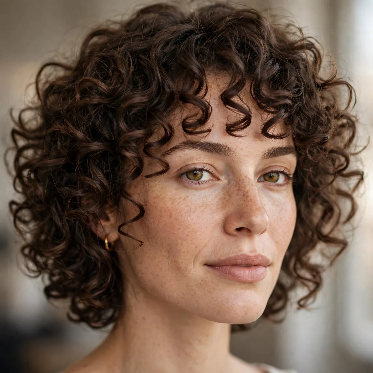 Curly cut shaped for frizz-prone curls