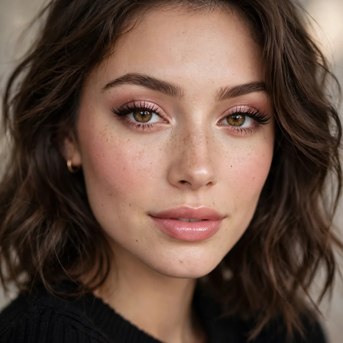 Soft glam date night Valentine's makeup