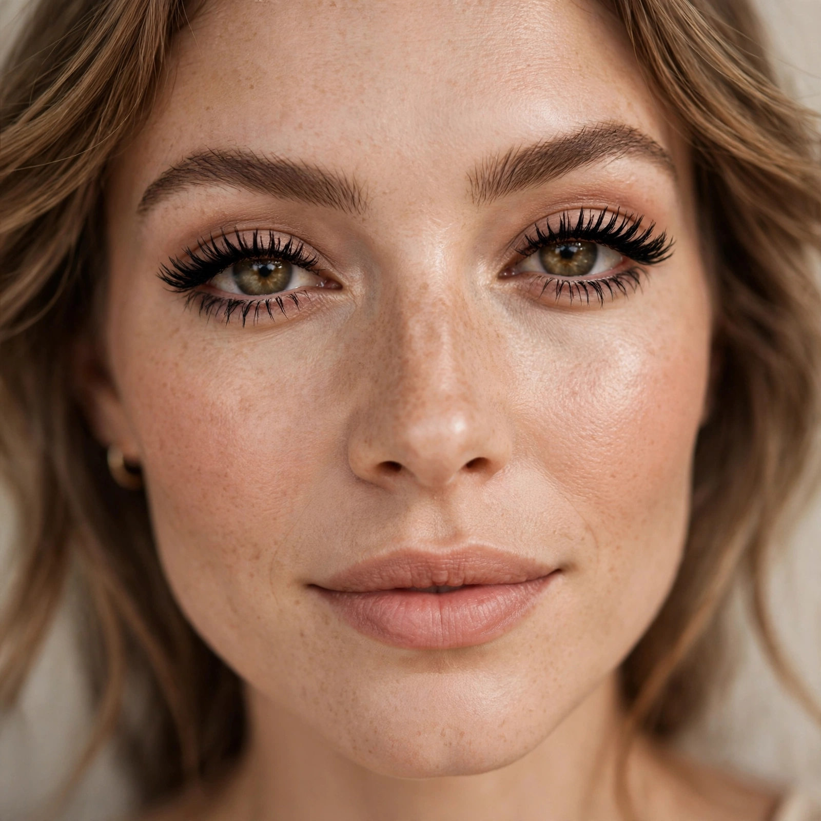 Two coats of mascara layering