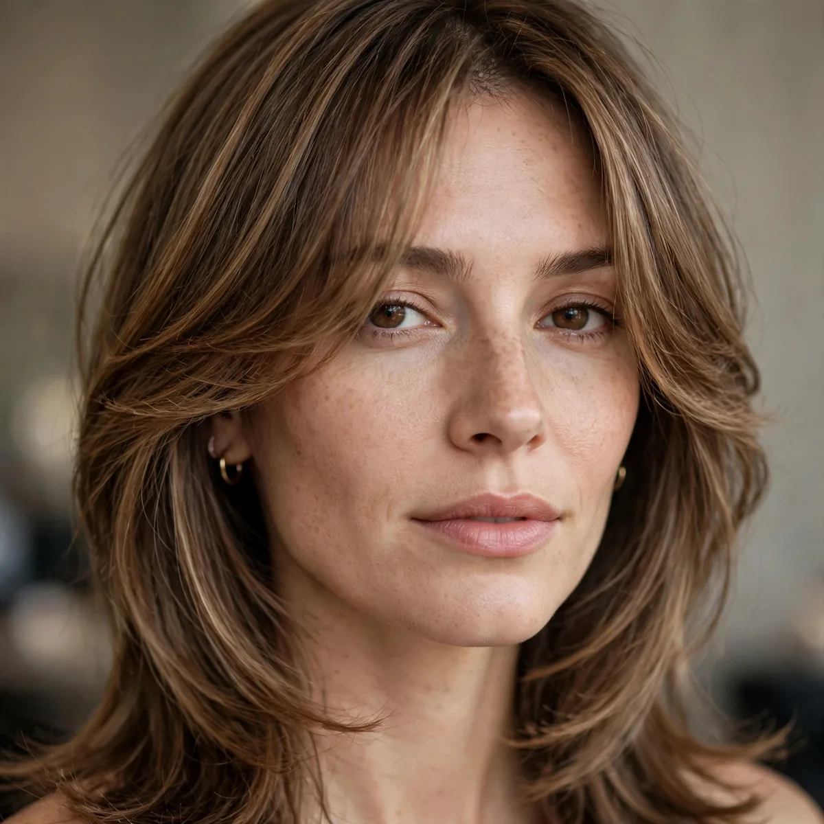 Face-framing layered haircut