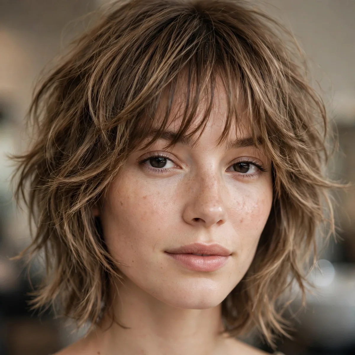 Shag with soft fringe