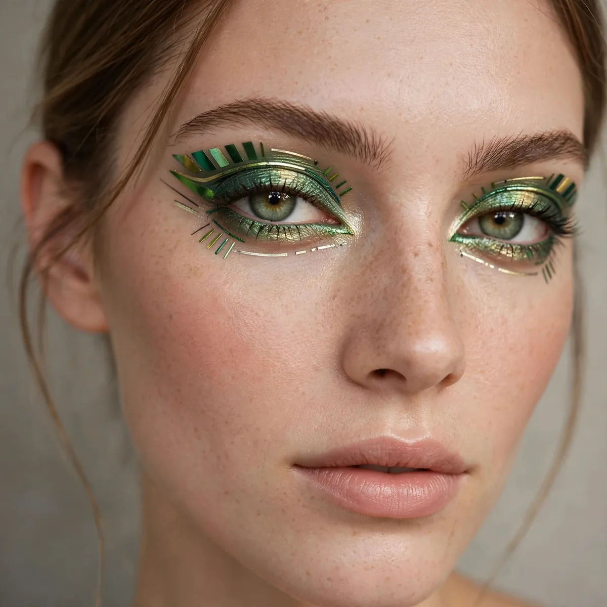 Complete green eye metallic guide