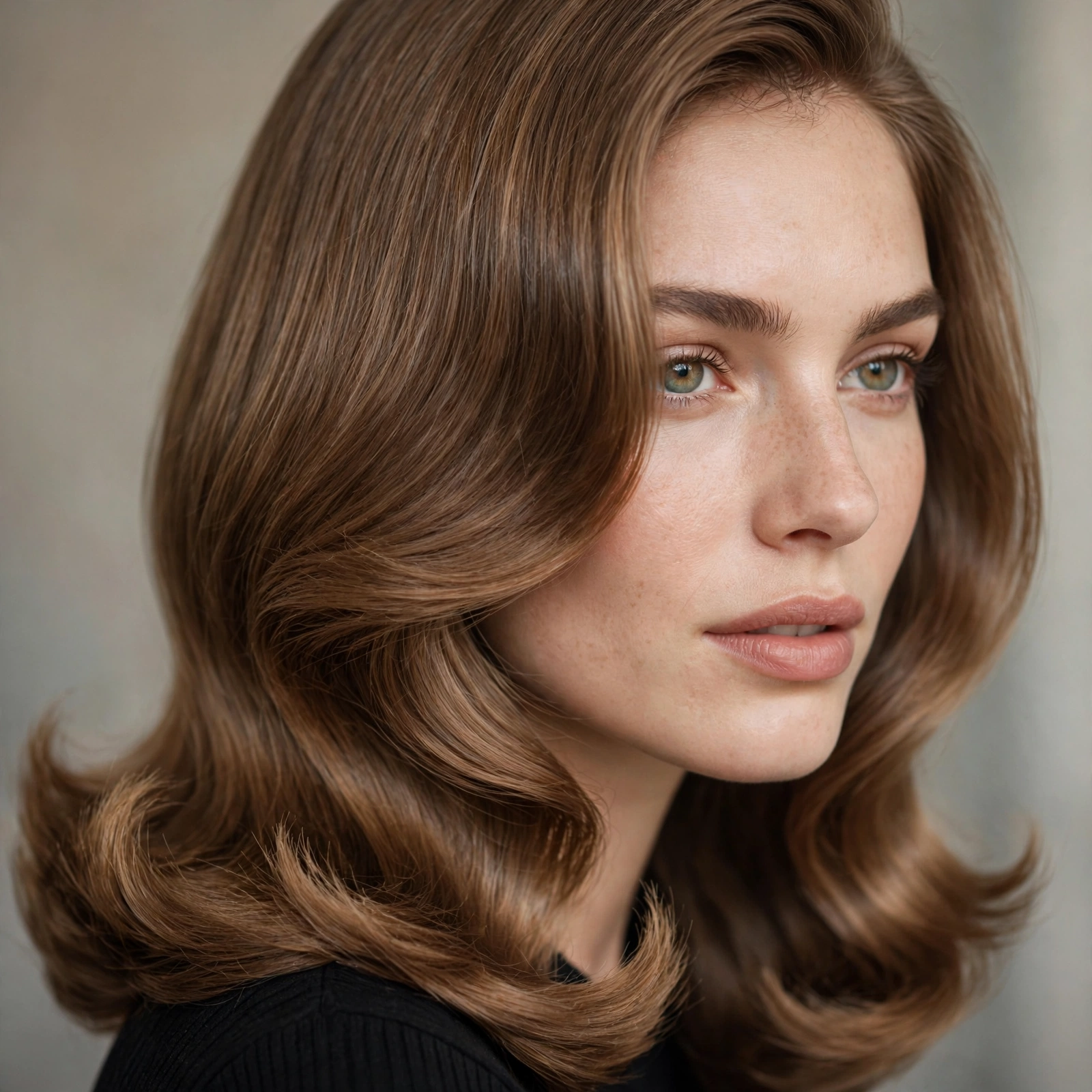 Smooth blowout with softly curved ends