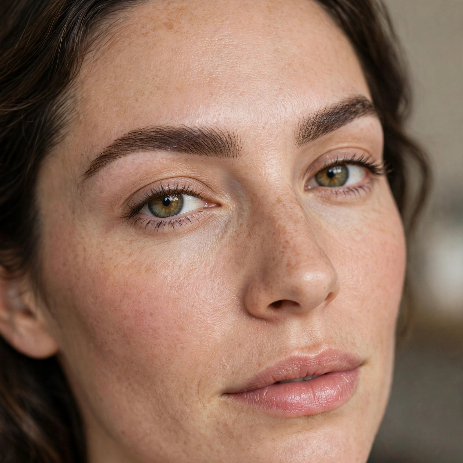 Tinted brow gel natural look