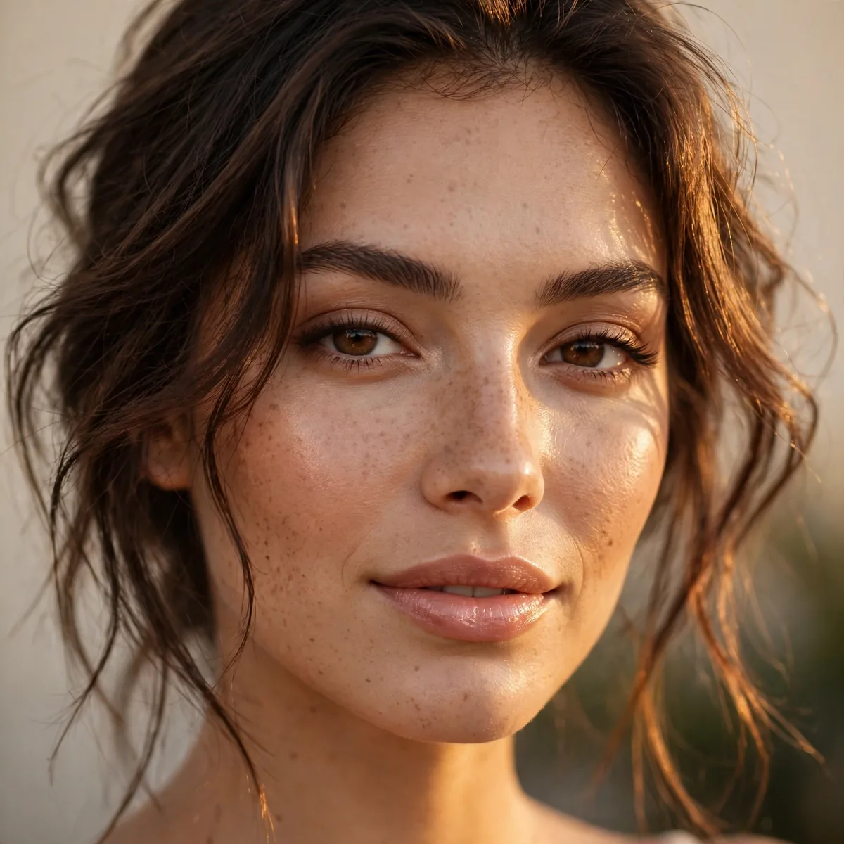 Golden hour ready natural makeup