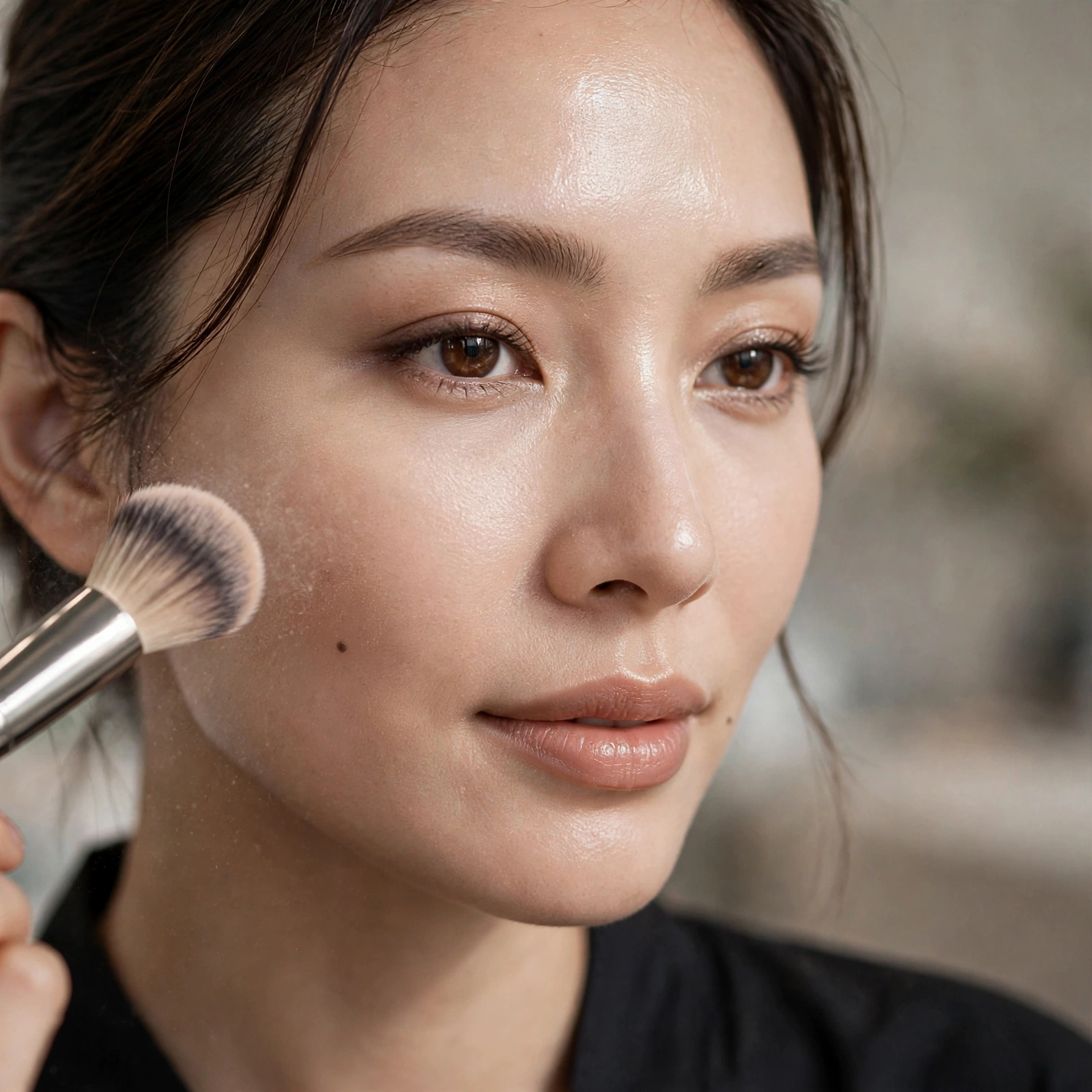 Setting powder better for oily skin